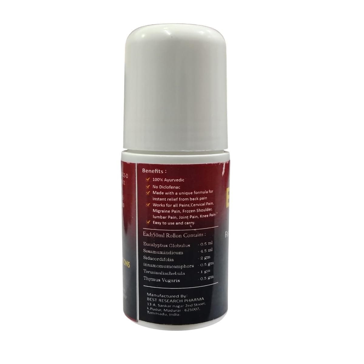 Etioment Pain Relief Roll-On, 50ml thumbnail 2